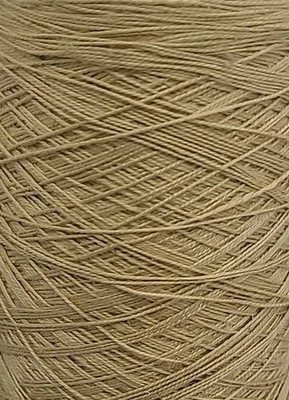 Tejido de hilo de seda 100 % pura ganchillo 3 lb 5,9 oz oro en cono Foto 1 de 3