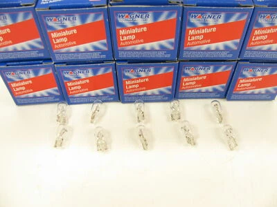 (100) Wagner 194 Side Marker Light Lamp Bulb - Image 1 of 3