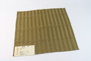 Vintage Designer Fabric Upholstery Sample LEE JOFA Bray Stripe Moss Green 12"SQ