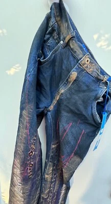 8321 LEO BOYFRIEND DAMEN JEANS HOSE SEXY WOMAN JEANS COOL BLAU TREND S M L XL - Bild 1 von 3