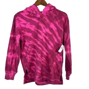 NEW! Gap Kids Hooded Sweatshirt Tie Dye Pink - XL - Picture 1 of 5