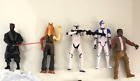 Lot of 5 Star Wars ACTION FIGURES Finn Darth Maul Jar Jar Binks storm troopers