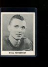 1965-66 Coca-Cola NHL Players Paul Henderson Rookie RC