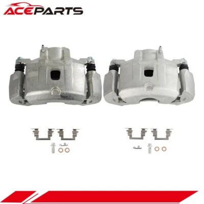 2pcs Front Brake Calipers w/ Bracket For 2002-2010 2011 2012 MITSUBISHI GALANT - Imagem 1 de 4