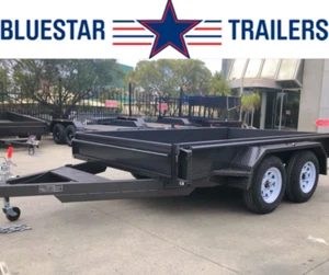 10x6 HEAVY DUTY TANDEM TRAILER, HYDRAULIC BRAKES - Picture 1 of 8