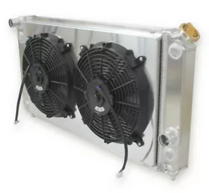 3 Row Aluminum Radiator Shroud Fan for 1996-2005 Chevy S10 LS SS ZR2 Swap V6 98 - Bild 1 von 12