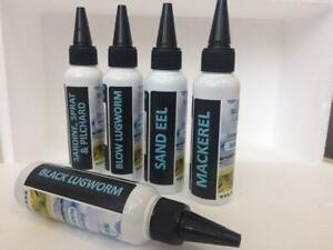 Sea Fishing Extracted Bait Oil - 5 x 60ml Selection Pack Free Searigs Cool Bag