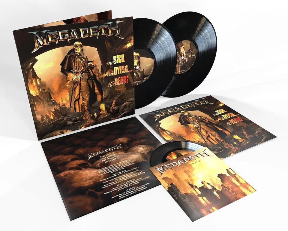 MEGADETH - The Sick The Dying And The Dead 2022 EU 2 LP + 7" Single Lenticular - Image 1 of 1