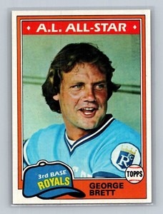 1981 Topps #700 George Brett Kansas City Royals Baseball Card