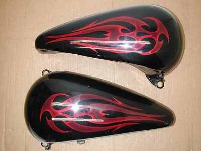 HARLEY DAVIDSON Softail Springer 1984-1999 OEM 5.2 Gal Split Fuel Gas Tank - Imagem 1 de 4