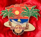 Hard Rock Cafe Pin  KEY WEST beach palm tree hammock hat lapel logo