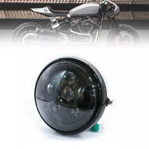 Headlight Headlamp Lamp Head Light Fits for Honda Yamaha Suzuki Cafe Racer - Picture 1 of 14
