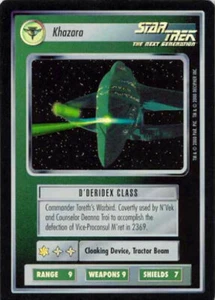 Star Trek CCG 1E Reflections KHAZARA NM/MINT - Picture 1 of 1