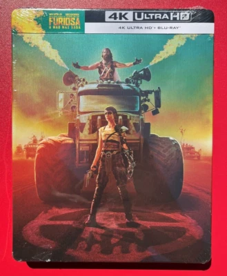 Furiosa: A Mad Max Saga w. Steelbook [V2] (4K UHD + Blu-ray, Region Free) *NEW* - Image 1 of 3