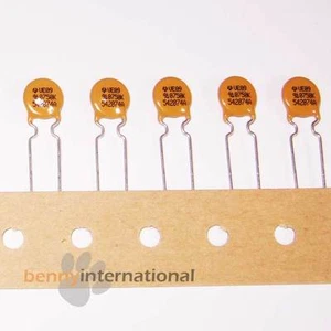 10x 75Vrms 1200A 9mm VARISTOR Thomson METAL OXIDE VE09M00750K - Picture 1 of 1