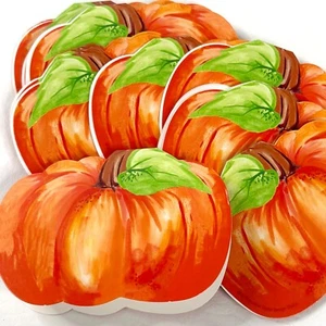 Tarjetas de mesa de calabaza de fiesta de otoño de 20 quilates (3,5 x 2,5 pulgadas) naranja fiesta cena familiar - Imagen 1 de 5