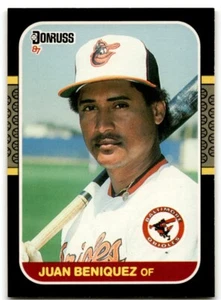 1987 Donruss Juan Beniquez Baltimore Orioles #371 - Picture 1 of 2