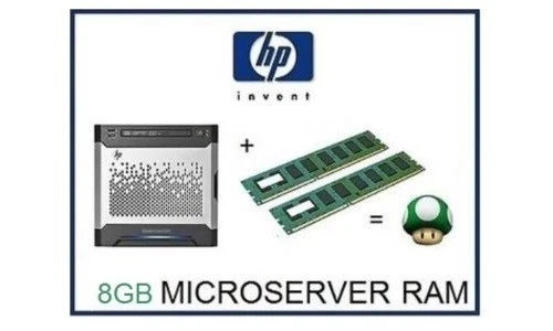 8GB -2x4GB DDR3 ECC Memory Ram Upgrade for HP / HPE ProLiant Gen8 Microserver - Image 1 of 1
