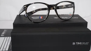 TAG HEUER New Eyeglasses Green Havana Oval TAG 532 002 51 21 140 - Picture 1 of 12