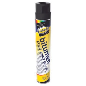 Prosolve Bitumen Cold Joint Sealer Aerosol 750ml Tarmac Gutter Sealer