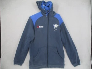 Vintage Canterbury Bulldogs Jacket Mens Small Blue Nike Hooded NRL Rugby League - Picture 1 of 17