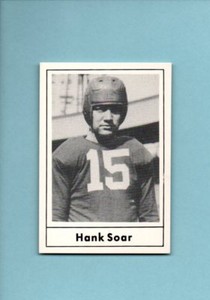 TOUGH 1977 Touchdown #22 Hank Soar card - New York Giants Providence Friars !!!
