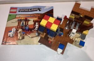 LEGO Minecraft "The Trading Post" (21167) Loose & Complete w/ Instruction Manual