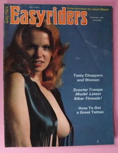 Easyriders December 1975 Vintage Motorcycle Magazine David Mann Centerfold Intac - Foto 1 di 12