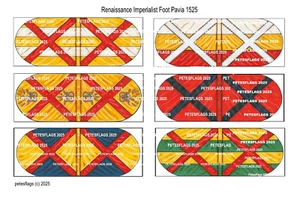 28mm Imperialist Spanish Landsknecht Renaissance Flags Pavia 1525 Italian Wars - Picture 1 of 1