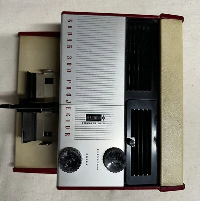 Vintage Kodak 300 Model 1 Slide Projector Red With manual - Image 1 of 4