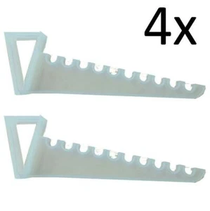 4 x OVER THE DOOR IRONING HANGERS laundry clothes multi hanger organiser shirts - Picture 1 of 1