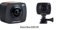 Caméra d'action double objectif Kaiser Baas X360 - Noir / BOITE OUVERTE