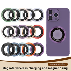 For Magsafe Magnetic Plate Ring Universal Metal Sticker Support Wireless Charger - Zdjęcie 1 z 27