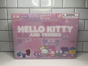 Sanrio Hello Kitty and Friends 24 Silicone Toy squishies Advent calendar Sealed - Picture 1 of 4