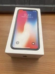 Original iPhone X box only - Space Gray 64GB - BOX ONLY - Photo 1 sur 3