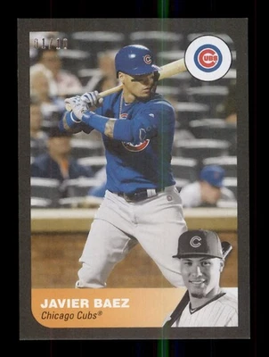 2019 TOPPS ON DEMAND REFLECTION #11A JAVIER BAEZ BLACK /10 CHICAGO CUBS - Image 1 of 2