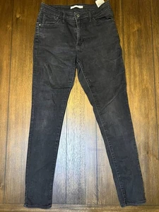 Levi's 721 High Rise Black Skinny Denim Jeans Women's Size 31X30 Pockets - Picture 1 of 4