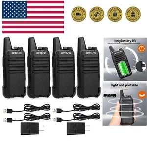 RT22 Akumulator walkie talkie dalekiego zasięgu – 4-pak, idealne na outdoor adv... - Zdjęcie 1 z 10
