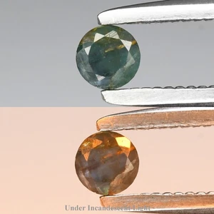 💎 0.12ct 2.8mm Round Natural Green Alexandrite - Russia Gemstone - Picture 1 of 6