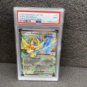 PSA 9 MINT Hop's Zacian ex SVP193 Sv: Scarlet & Violet Promo Cards Holo - Picture 1 of 2