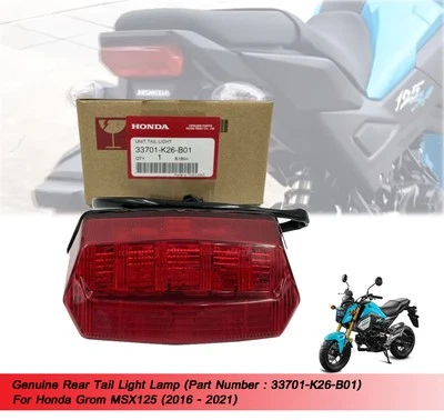 Lámpara de luz trasera genuina para Honda Grom MSX125 2016 2017 2018 2019 -... - Imagen 1 de 4