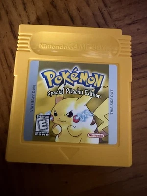 Pokémon Versión Amarilla - Edición Especial Pikachu (Game Boy, 1999) Probado Foto 1 de 4