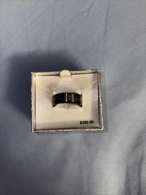 Tungsten Carbide Green Camouflage Inlay Stainless Steel Men’s Wedding Band - Image 1 of 2