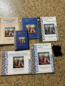 Memoria Press First Form Latin Set: Student Text, Teacher Manual/Key, Workbook - Picture 1 of 7