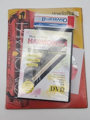 Bluesband Hohner International Harmonica How to Play Harmonica DVD & Book Extras - Image 1 of 4