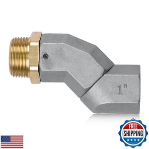 Connettore Tubo Carburante 1" NPT Girevole, 360°, Ugello Iniezione Multipiano 1 Pollice - Foto 1 di 5