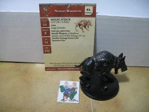 =Dungeons and Dragons D&D UNHALLOWED Nessian Warhound 42/60 mit Karte= - Bild 1 von 1