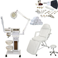 New 11 in 1 Facial Machine Stationary Table Bed Chair Beauty Spa Salon Equipment
