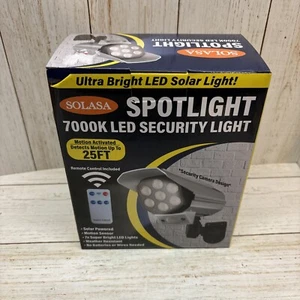 Solasa Ultra Bright 7000K LED Solar Security Spotlight Motion Activated 25ft - Picture 1 of 2