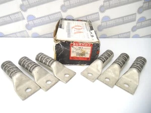 (6 Pc) BURNDY - YA39N - COMPRESSION HYLUG -750kcmil LONG BARREL 600V 35kA Tin/CU - Picture 1 of 17